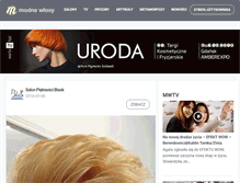 Tablet Screenshot of modnewlosy.pl